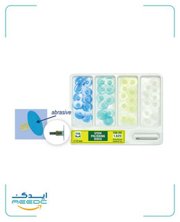 کیت دیسک پرداخت بدون مرکز کامپوزیت تور وی ام (چهاررنگ+ماندرل)
