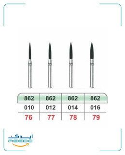 فرز شعله شمعی دور سبز (تراش) بسته 5 عددی